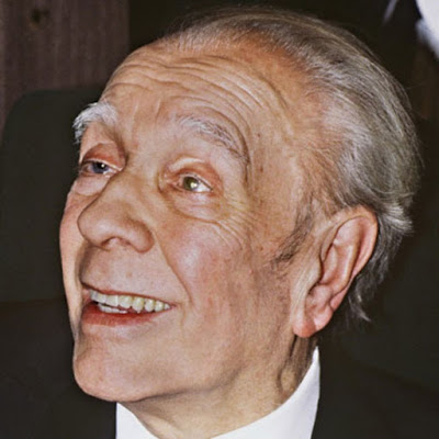 JLB - Retrato de Jorge Luis Borges en L’Aleph, Gallimard, L’Imaginaire